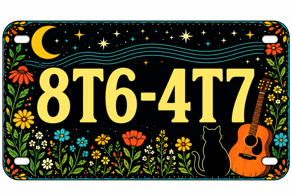 Custom Order Bicycle Plate