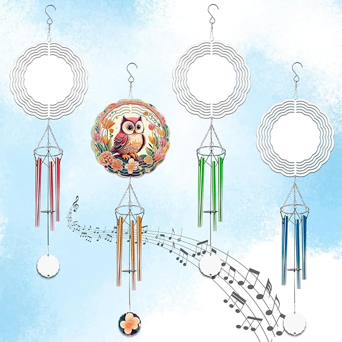 Wind Chimes with Spinner