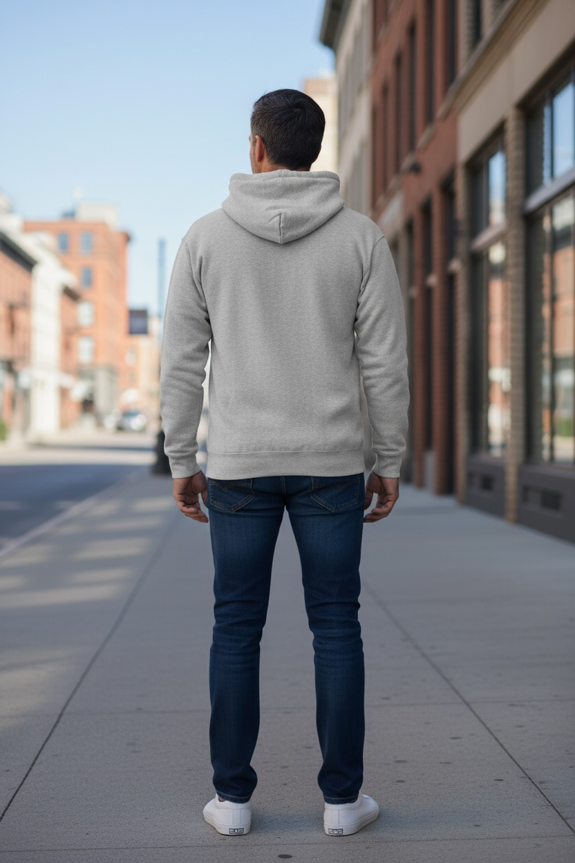 Unisex Hooded Cotton Sweatshirt