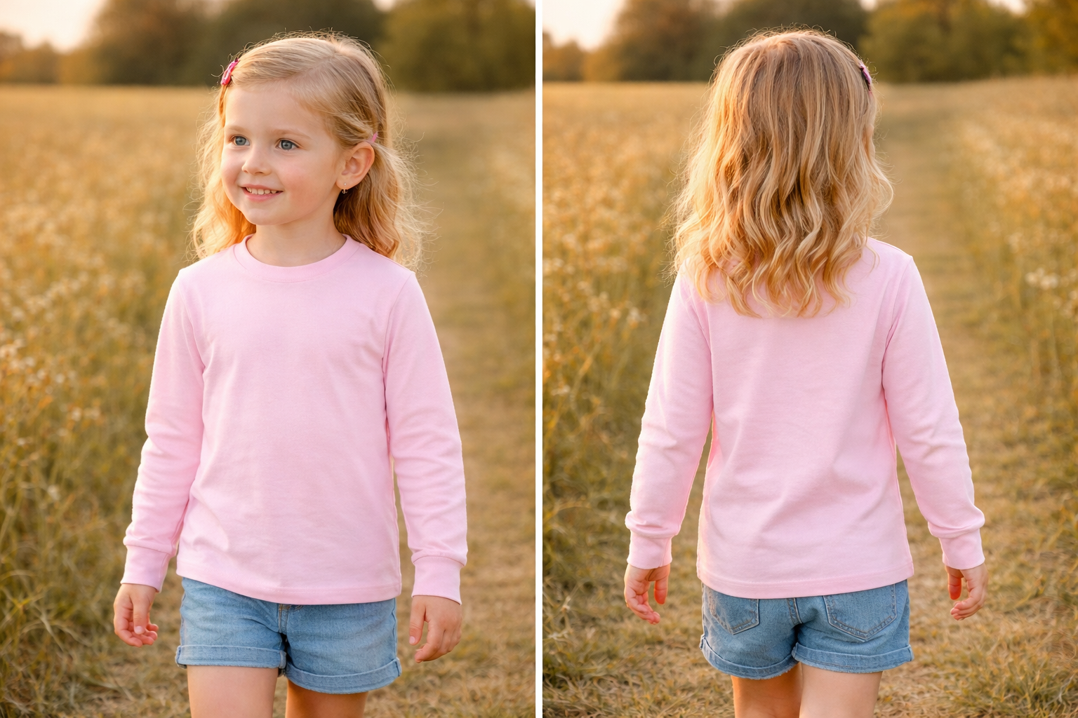 Toddler Long Sleeve Cotton